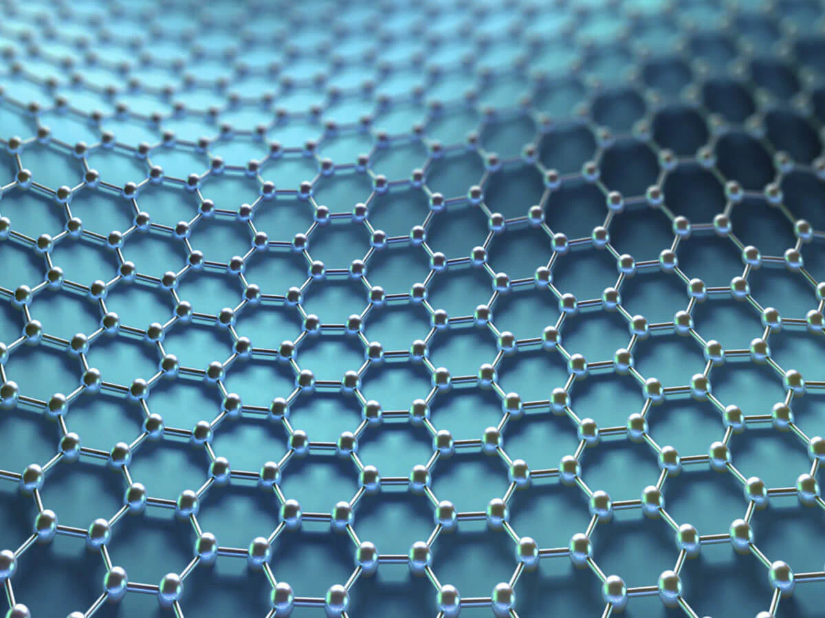 Materialien 2D Bildbeschreibung / description: Nahaufnahme eines blau-weißen Maschennetzes.